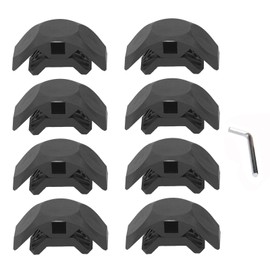 8 Pcs Woodworking Corner Clip Quick Panel Connector Right Angle Clamp for Furniture Assembly