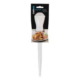 Chef Aid Traditional Baster, Essential Kitchen Gadget for Basting While Roasting to Keep you Roasted Meats Suculent, Dishwasher Safe and made with BPA free Plastic with Measurements White