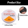 10 Rolls Clear Elastic Thread, Clear Elastic String for Bracelet