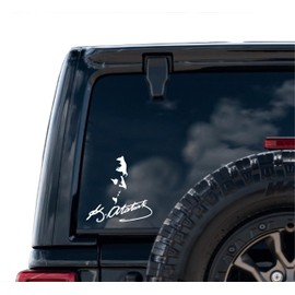 FulysArtHouse™ Ataturk Signature imza Car Laptop Sticker Decal, 5,5in (14cm) x 5,5in (14cm)