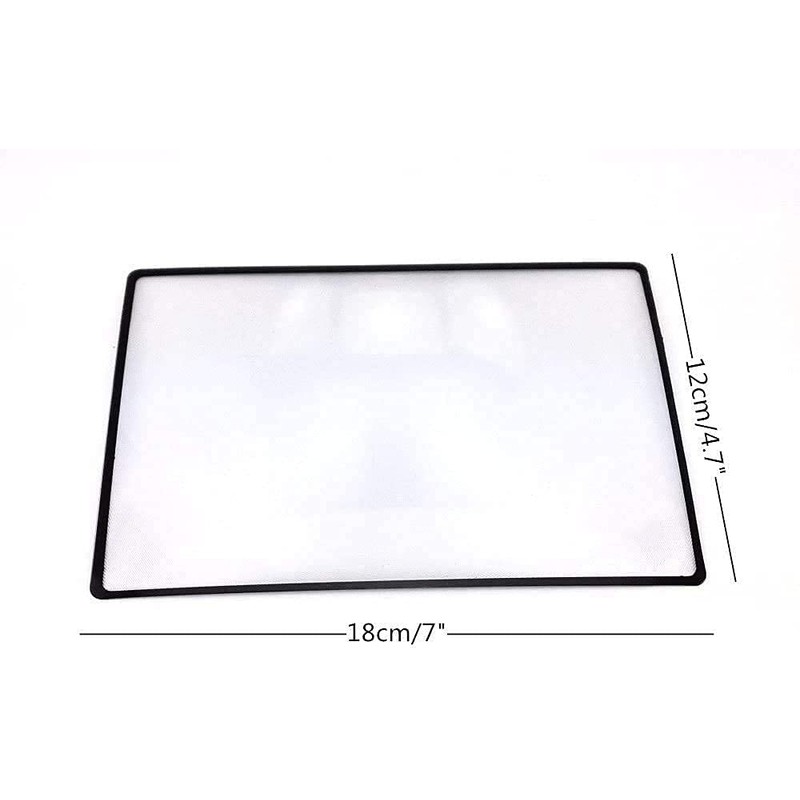 5pcs Lupas leer Full Page Magnifying Lens magnifying glass for