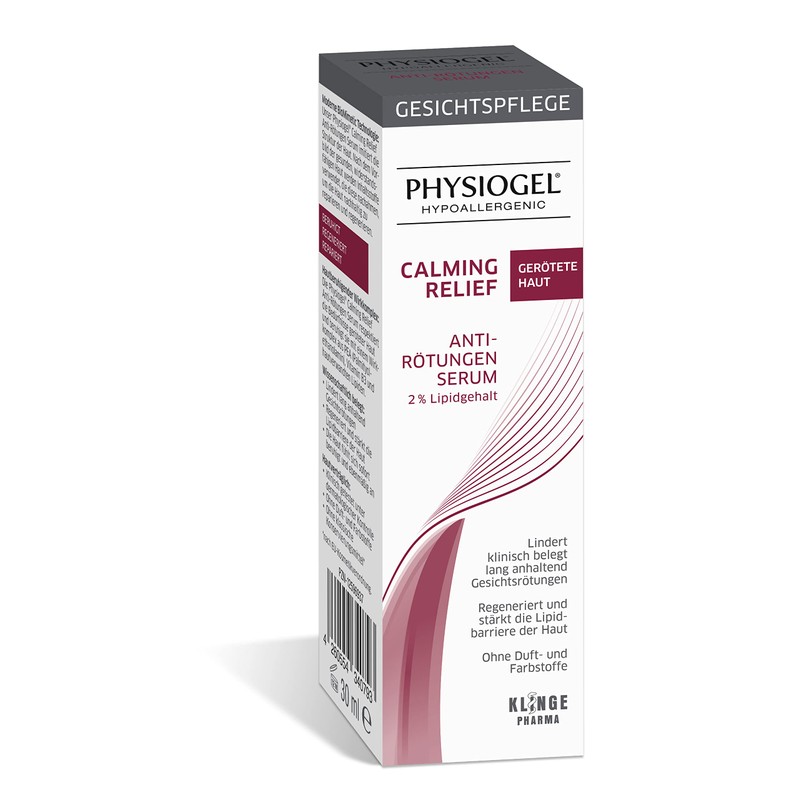 Physiogel, Calming Relief Anti-Redness Serum for Sensitive Reddened Skin, White,