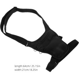 Lurrose Riñonera De Viaje Invisible Riñonera Oculta Porta Pasaporte Mochila De Pecho Para Hombre Para Viajes Caminatas y Correr Bolsos Tipo Mensajero