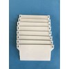 Pack of 10 vertical blind bottom weights (3.5" 89mm)