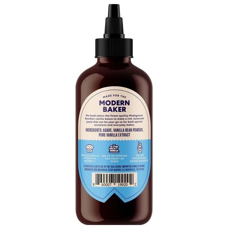 Magnolia-Star Vanilla Bean Paste Squeeze Bottle, 8 oz.