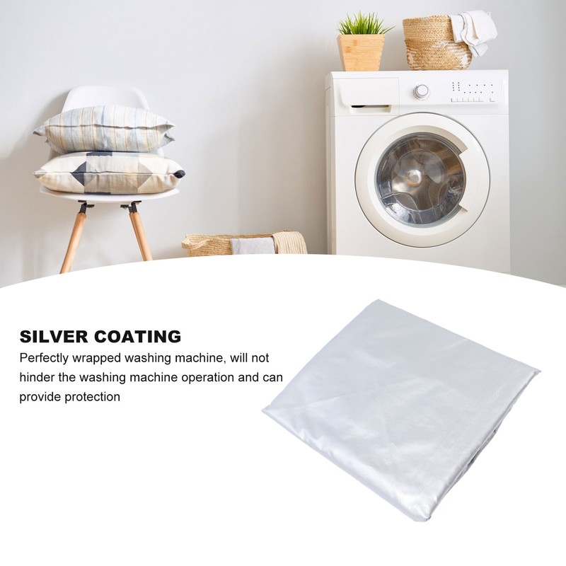 Washer and Dryer Cover Polyester Fiber Waterproof Sunproof Protective Washing
