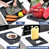 KitchenRaku Dish Drying Mat, Dish Drying Mat, Heat Resistant Non-Slip