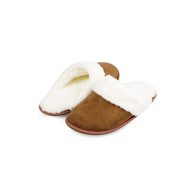 riemot Unisex Soft Plush Warm Slippers, Style 4