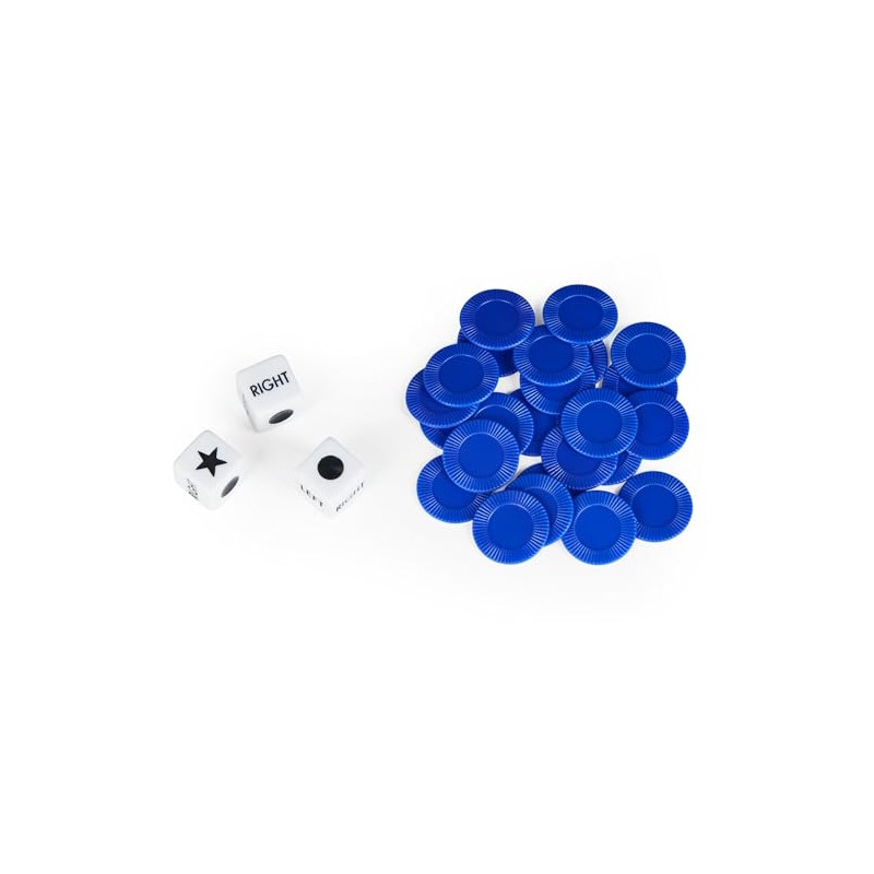 Passplay The Game of Left Center Right, The Classic Dice