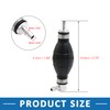 A ABSOPRO 8mm Hand Primer Gasoline Petrol Diesel Pump Black