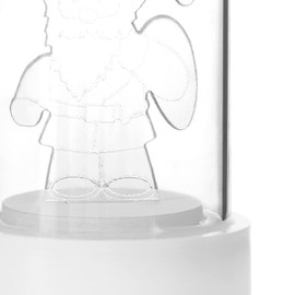 DecoKing LED Decorative Christmas Glass Dome Christmas Man Lighting Ilum Santa