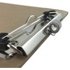 Pen Holder Clipboard, Letter Size, Low Profile Clip, Hardboard Single