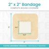 ViveCare Silicone Foam Dressing 2x2 with Border Adhesive - Bed