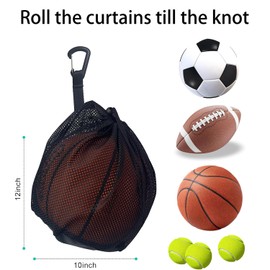 YUNYU Ball Bag Basketball Bag Backpack Portable Net Basketball Accessories Football Tennis Kids Adults