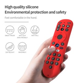 AKSHFETH Remote Control Cover for Xumo Steam Box Remote Silicone Case Compatible with Pioneer Xumo TV Remote Shockproof Protective Silicone Sleeve (Glow Blue)