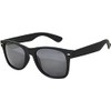OWL Retro 80's Unisex Vintage Sunglasses Matte Black Frame Smoke