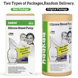 Haakaa Manual Breast Pump with Base 5.4oz/150ml