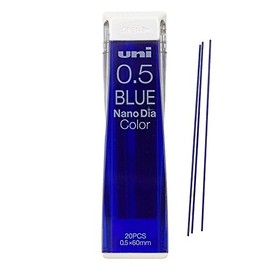 uni Color Mechanical Pencil 0.5mm Lead, Nanodia, Blue, 0.5mm Lead.5 Mm [Blue] Core 202NDC. 33