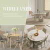USJJOEO Table Cover Round Tablecloths Fitted with Elastic Edge Old