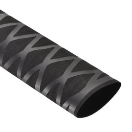 DMiotech Heat Shrink Sleeve Wrap Tubing x Tube Tubing for Fishing Rod Grips and Other Grips, Non Slip - Insulation - Waterproof 40'' Lengths, Dia 25mm Black