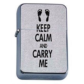 KEEP CALM AND CARRY ME Oil Lighter D-072
