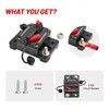 RED WOLF Waterproof 100Amp Circuit Breaker for Boat Trolling Motor