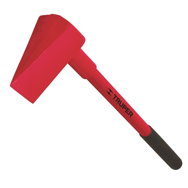 Truper 32415 12-Pound Splitting Maul with 27-Inch Steel Handle, Red