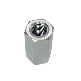 DBMIMPORTERS Marine Grade 1/4" Coupling Nut Connecting Nut Fully Thread Stainless Steel T316