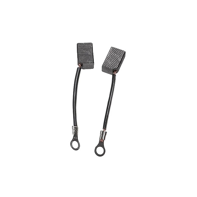 vhbw 2 x Carbon Brushes Motor Carbon Abrasive Carbon Compatible