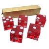 5 x Red Stunning New Perfect 19 mm Precision Casino Craps Dice/Craps
