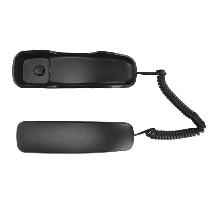 Wall Mounted Phone Redialing Mute Function Corded Telephone for Home