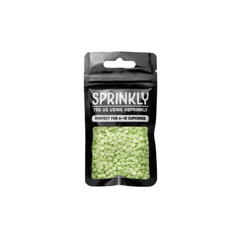 SPRINKLY - Natural Sugar Confetti (Vegan) - Green - 25g