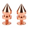 100 Sets Spiked Cone Spike Stud Rose Gold High Hardness
