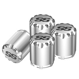 CLUBRALLY Universal Golf Cart ITP SS Wheel Center Cap Cover, 8,10,12 Inch Push in Style Chrome Center Hub Caps for Club Car EZGO Yamaha Golf Cart Wheel-4 Packs (Height 3.21" / Outer Diameter 2.75")