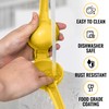 Zulay Kitchen sqeeze-001 Single Bowl Squeezer, Aluminium, Lemon Yellow