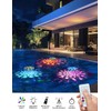 Floating Pool Lights with Remote, Changing Multicolor Pool Lights, IP68