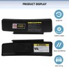 ECCPP Left Driver Side Sun Visor Assembly without Sunroof Black