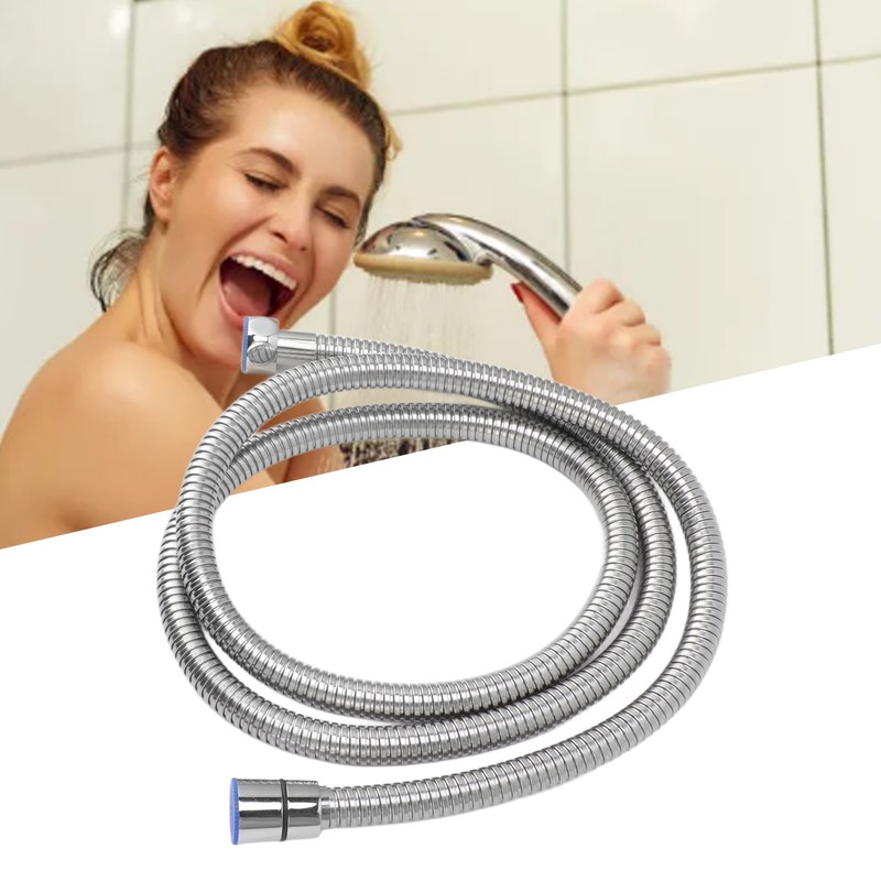 59in Shower Hose Explosion Proof Heat Resistant Flexible Stainless Steel