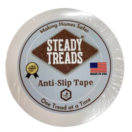 Made in USA, Anti-Slip Adhesive Stair Treads 4"x24" - 15-Pack, Non-Grit Safety for Kids, Elders and Pets