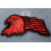 Ivamis Eagle US Flag Facing Left Patriotic Iron on Patch