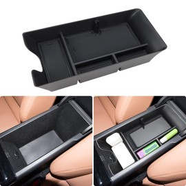 MARCHFA Center Console Organizer Tray Compatible for 2025 Toyota Camry Accessories Armrest Storage Box for Camry 2025 Console Insert Holder