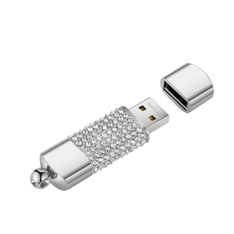 GARRULAX USB Flash Drive, 16GB/32GB/64GB/128GB USB 2.0 Heart Shaped Memory