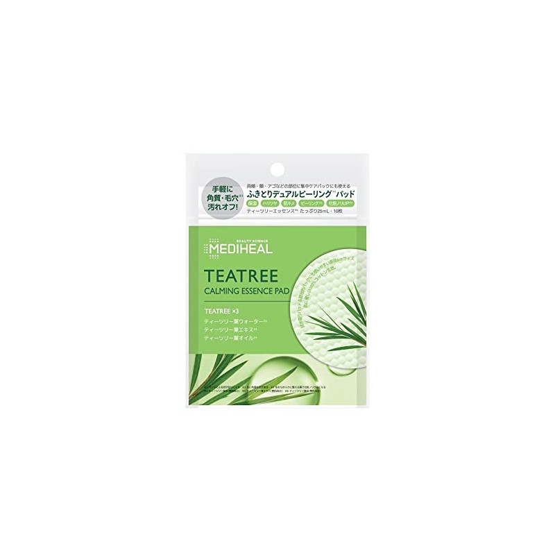 MEDIHEAL, Genuine Tea Tree Calming Essence Pad (Pack of 10)