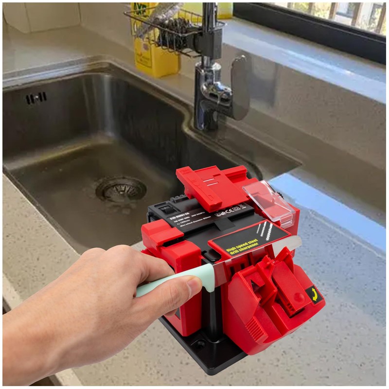 ZiBeiLe Knife Sharpening Stone Kit, Adjustable Drill Bit Sharpener, 0-51MM