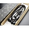[Special Price] Nichiren Buddhist Beads for Men, Shakuni, Banded Ebony