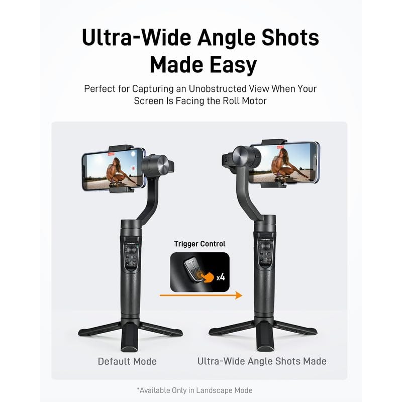 hohem iSteady Mobile Plus Gimbal Stabilizer for Smartphone, 3-Axis Phone