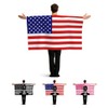 Custom Flag with Sleeves Wearable Fan Flags, Polyester Sports Event