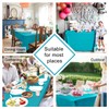 Hiasan Turquoise Rectangle Tablecloth - Waterproof and Spillproof Washable Fabric
