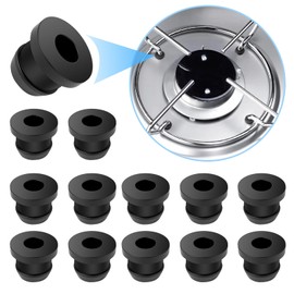 URAQT Pack of 12 Pot Carrier Rubbers for RV Cookers Compatible with Dometic, Smev and Thetford 5mm Rods, Rubber Grommets for Pot Supports Accessories for RV Hob