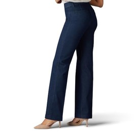 Lee Lee Women's Ultra Lux Comfort with Flex Motion Trouser Pant Indigo Rinse 6 Medium